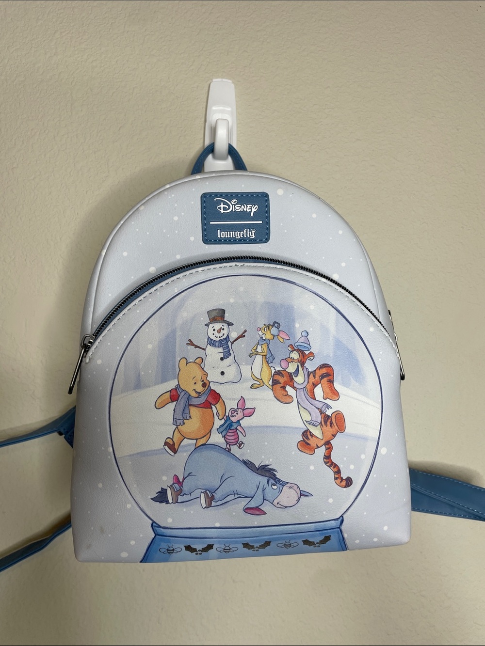 Loungefly | Disney Winnie The Pooh Ice Skating Mini Backpack - Picture 2 of 10